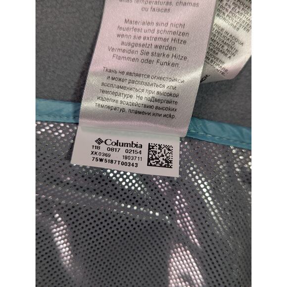 Columbia Omni-Heat Puffer Vest Size XS Teal & Gray Full Zip w/Zipper Pockets - Picture 9 of 13